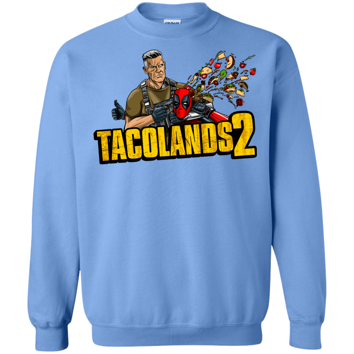 Sweatshirts Carolina Blue / S TACOLANDS 2 Crewneck Sweatshirt