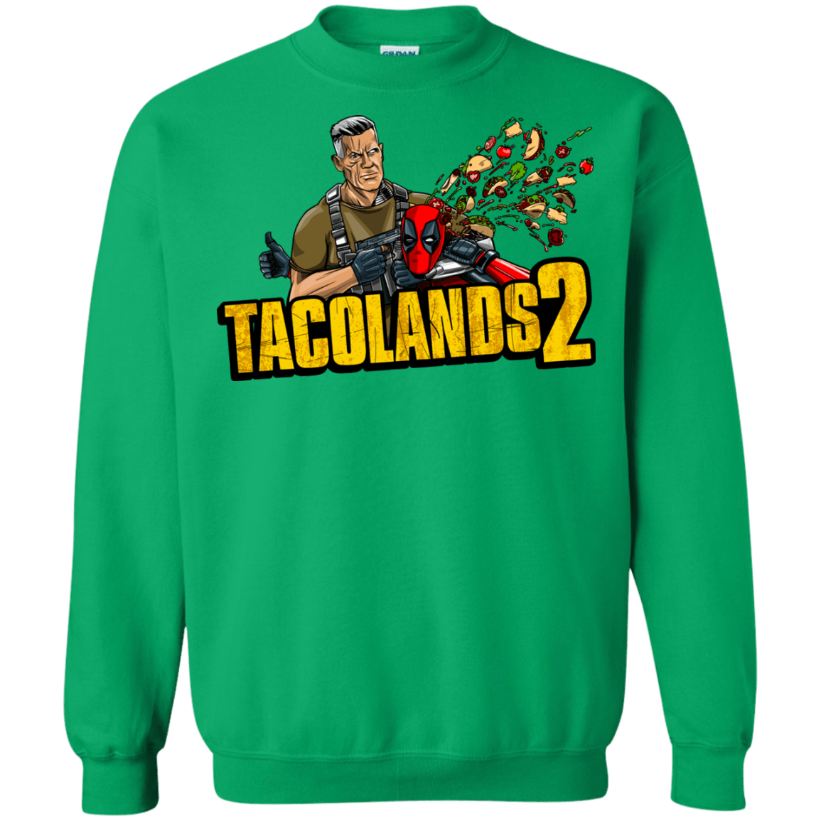 Sweatshirts Irish Green / S TACOLANDS 2 Crewneck Sweatshirt