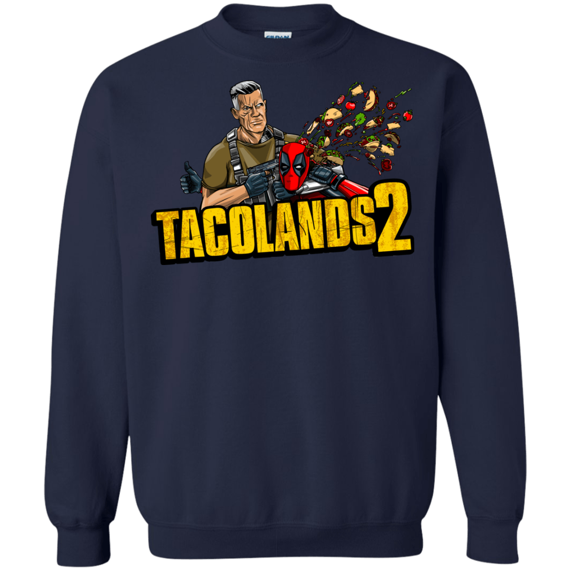 Sweatshirts Navy / S TACOLANDS 2 Crewneck Sweatshirt