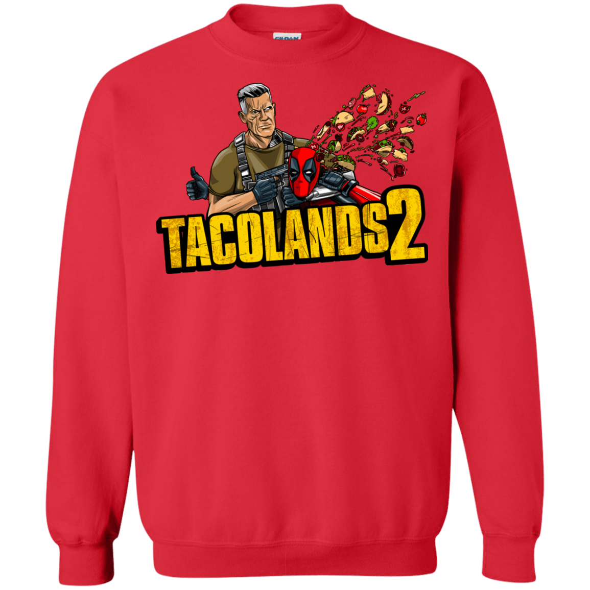 Sweatshirts Red / S TACOLANDS 2 Crewneck Sweatshirt