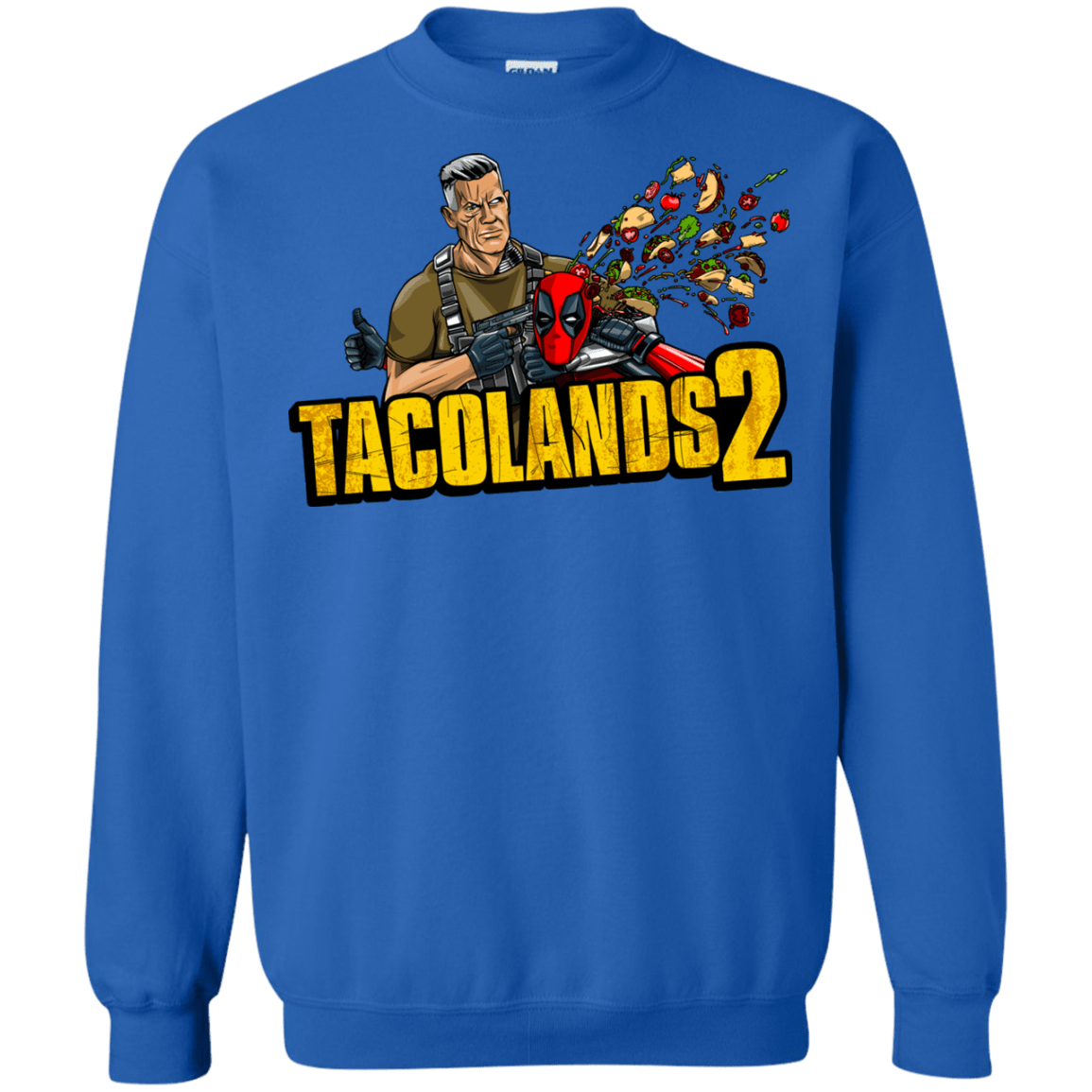 Sweatshirts Royal / S TACOLANDS 2 Crewneck Sweatshirt