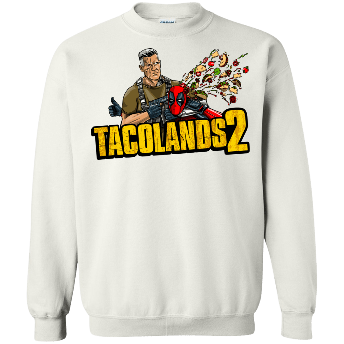 Sweatshirts White / S TACOLANDS 2 Crewneck Sweatshirt