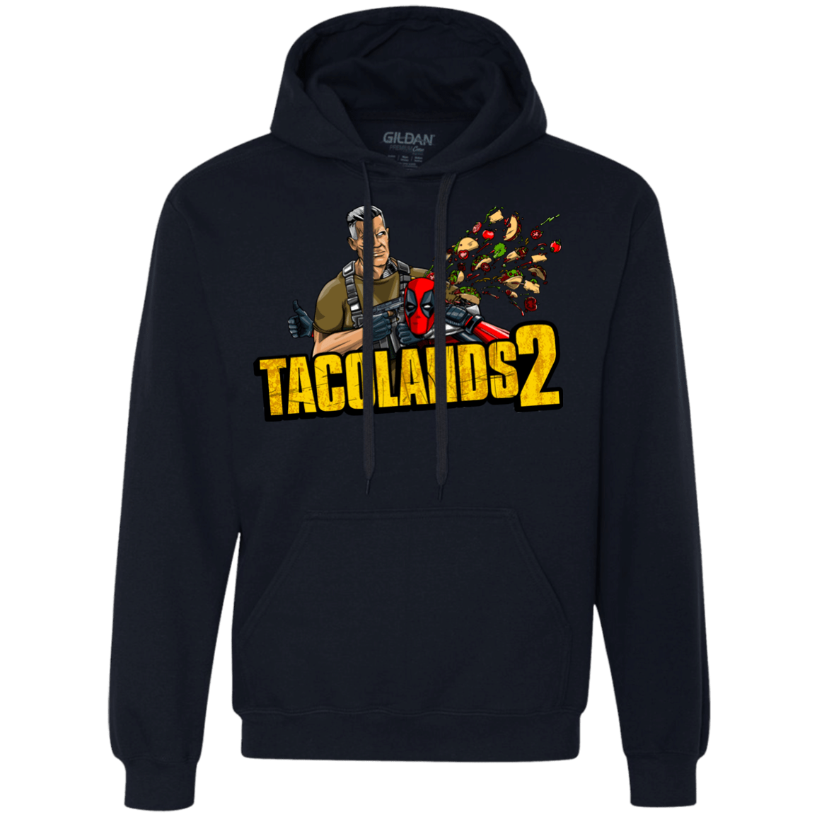 Sweatshirts Navy / S TACOLANDS 2 Premium Fleece Hoodie