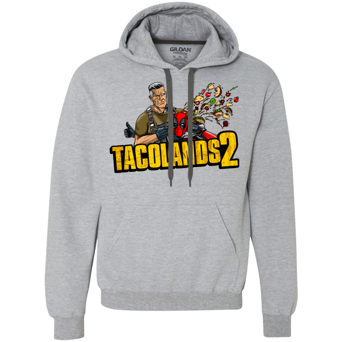 Sweatshirts Sport Grey / S TACOLANDS 2 Premium Fleece Hoodie