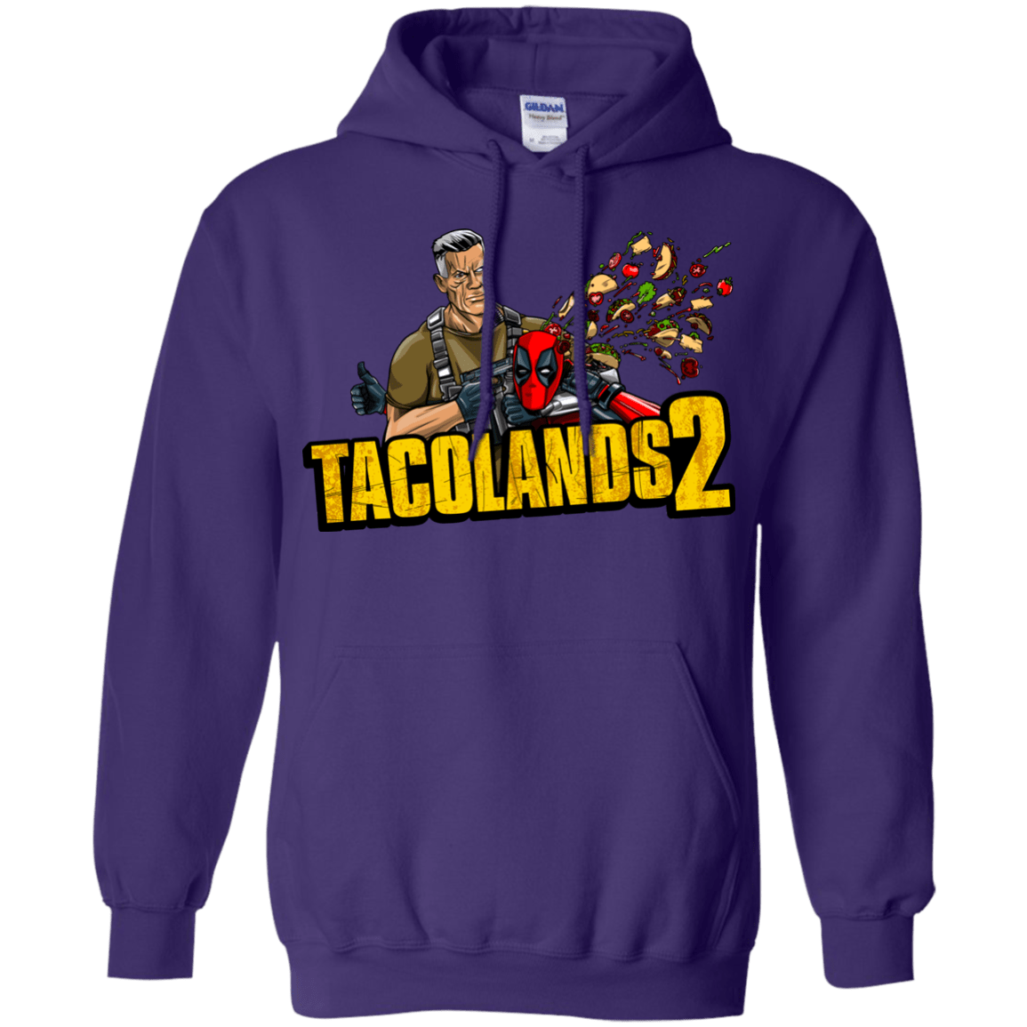 Sweatshirts Purple / S TACOLANDS 2 Pullover Hoodie