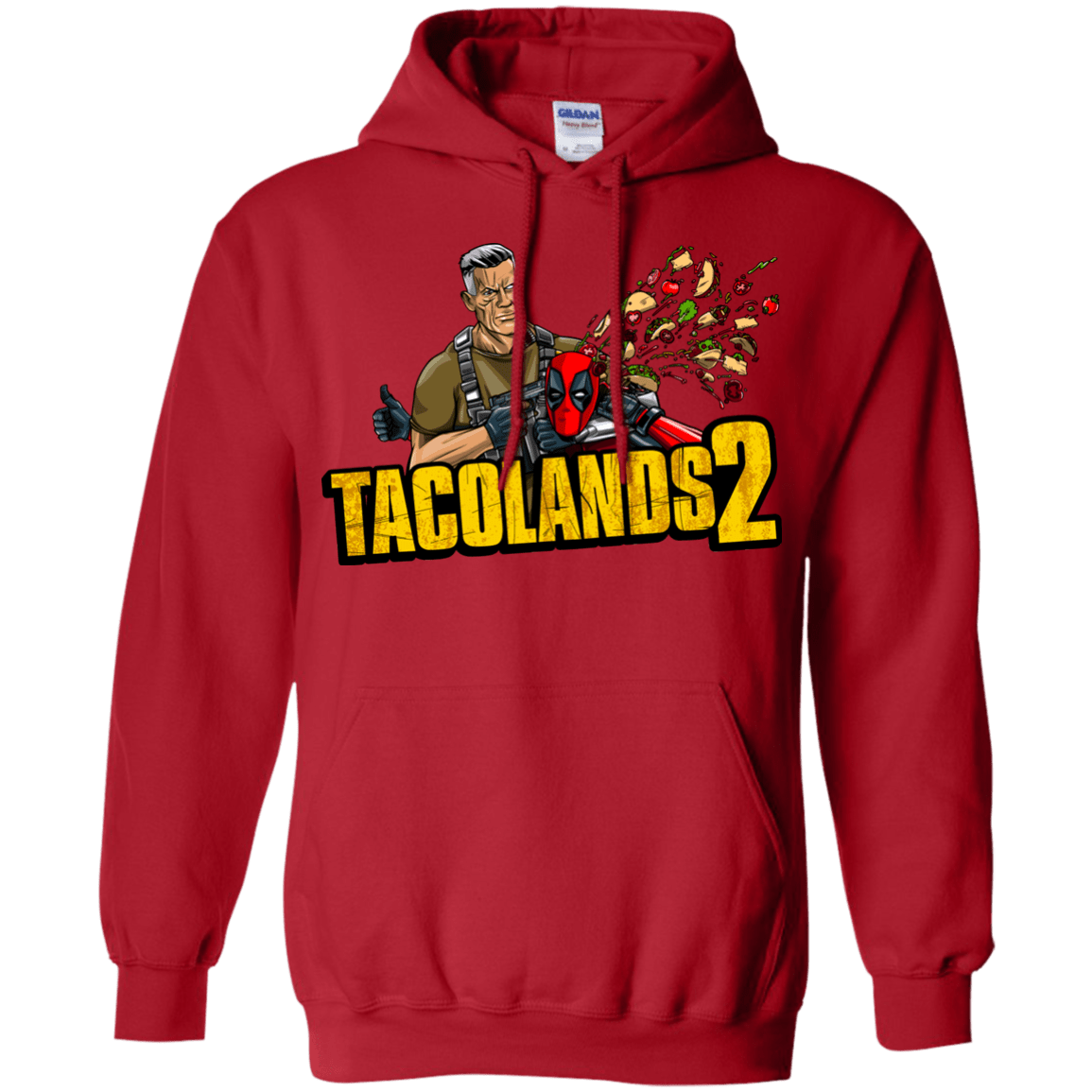 Sweatshirts Red / S TACOLANDS 2 Pullover Hoodie