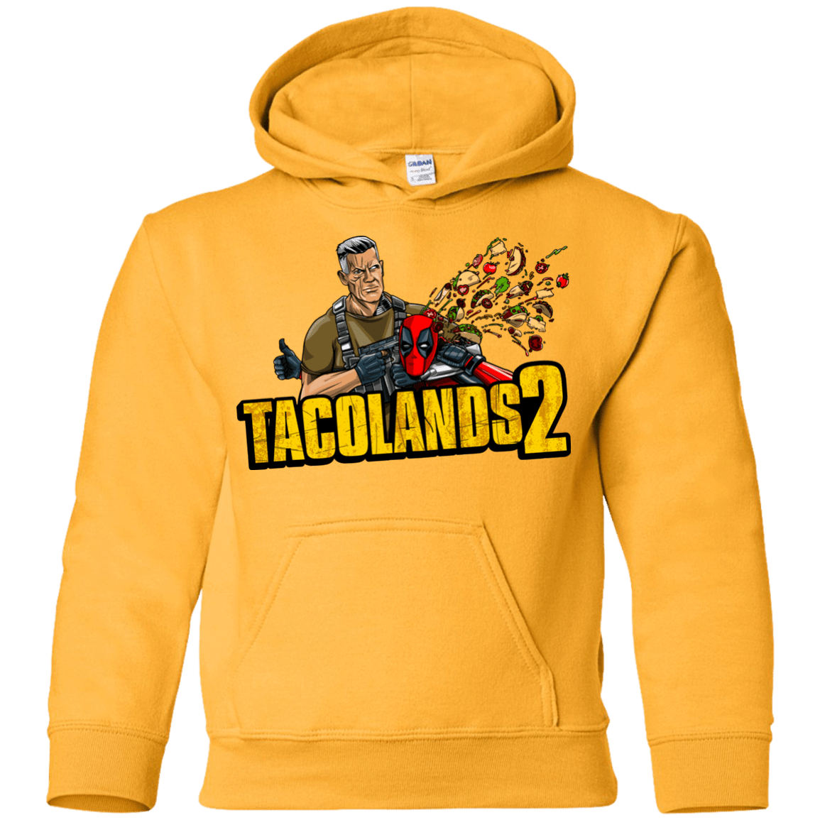 Sweatshirts Gold / YS TACOLANDS 2 Youth Hoodie