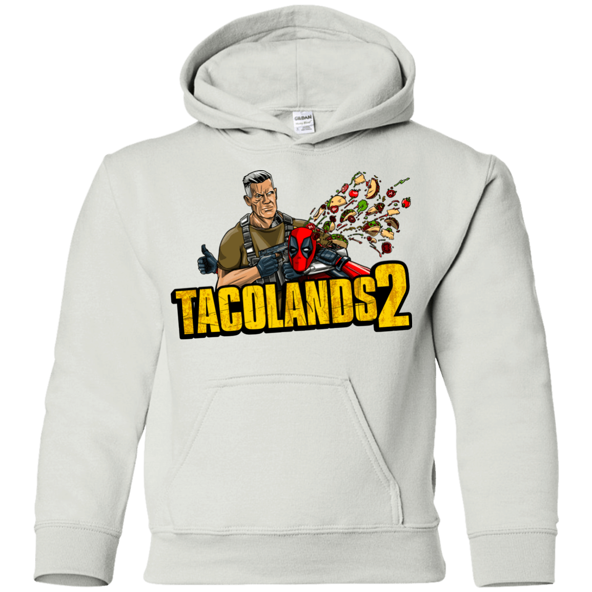 Sweatshirts White / YS TACOLANDS 2 Youth Hoodie