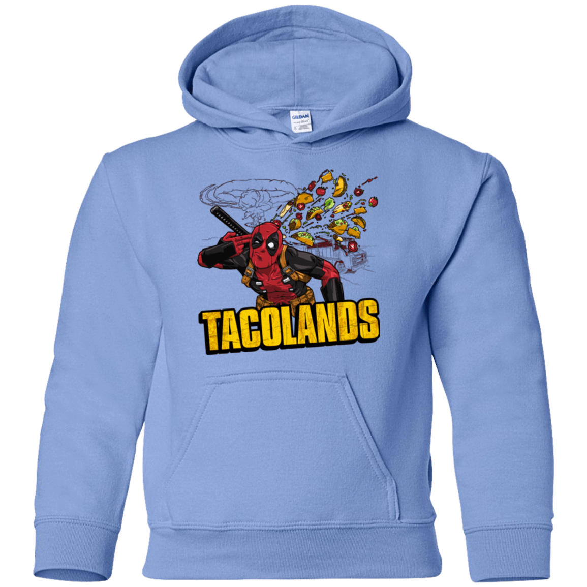 Sweatshirts Carolina Blue / YS Tacolands Youth Hoodie