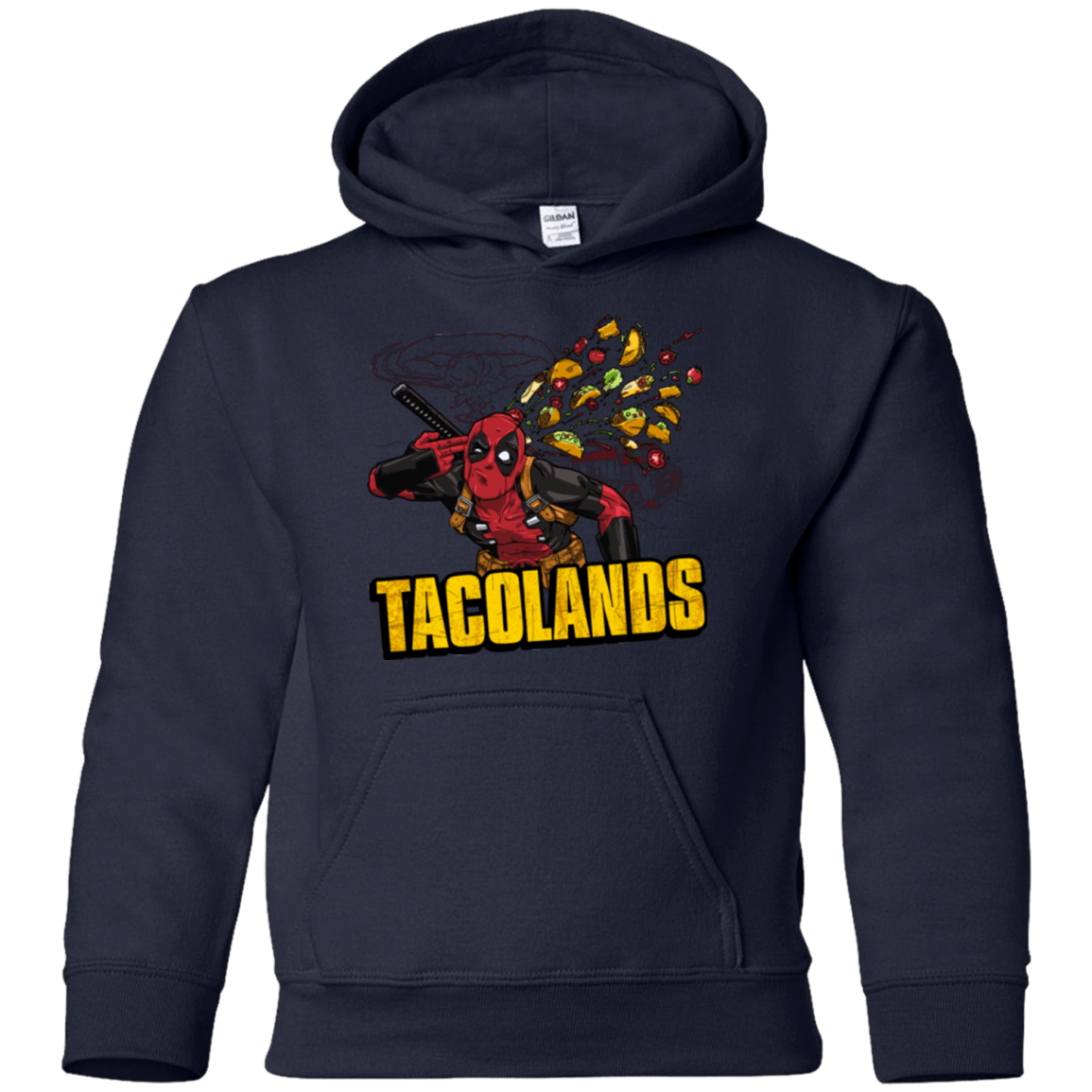 Sweatshirts Navy / YS Tacolands Youth Hoodie
