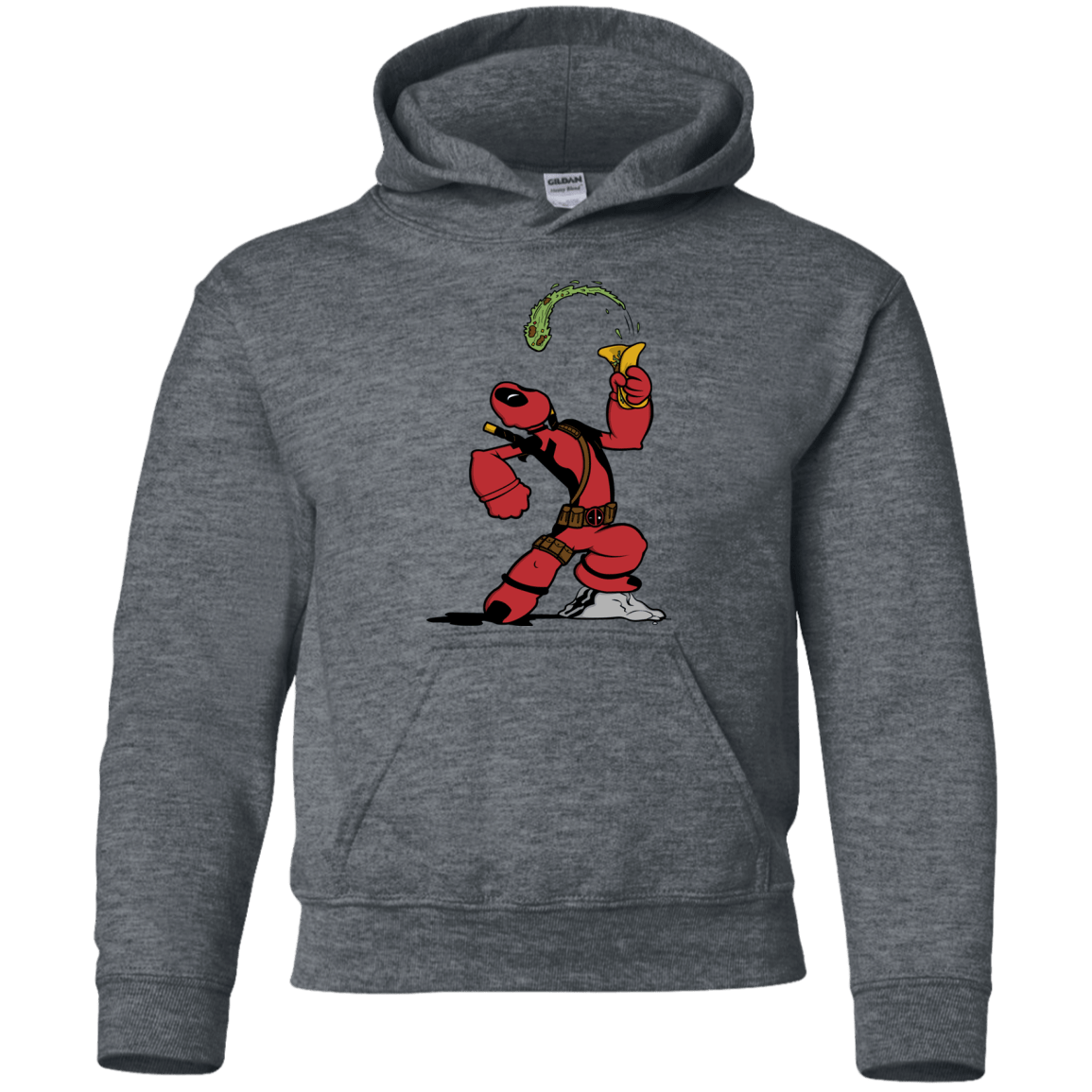 Sweatshirts Dark Heather / YS Tacopeye Youth Hoodie