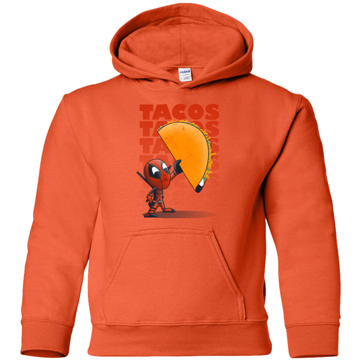 Sweatshirts Orange / YS Tacos Youth Hoodie
