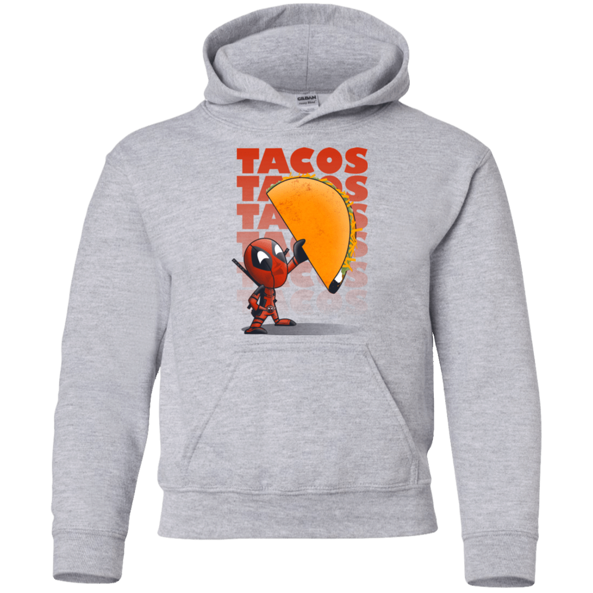 Sweatshirts Sport Grey / YS Tacos Youth Hoodie