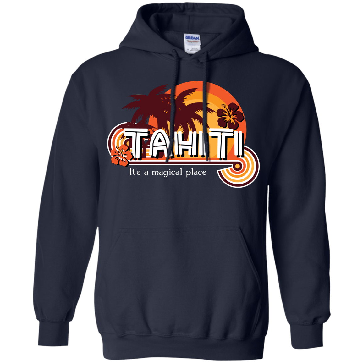 Sweatshirts Navy / S Tahiti Pillow Pullover Hoodie