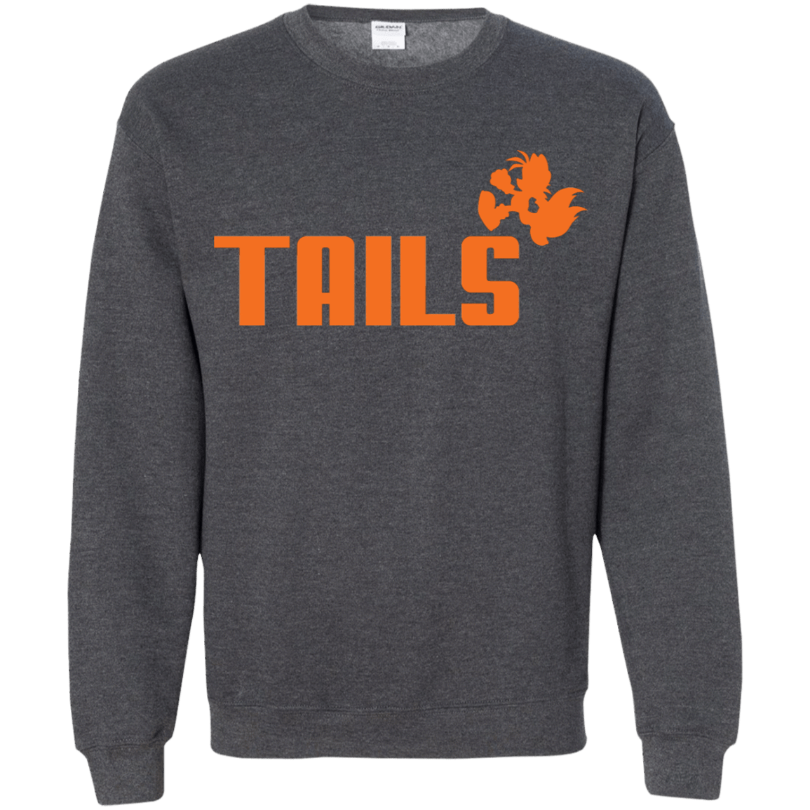 Sweatshirts Dark Heather / S Tails Crewneck Sweatshirt