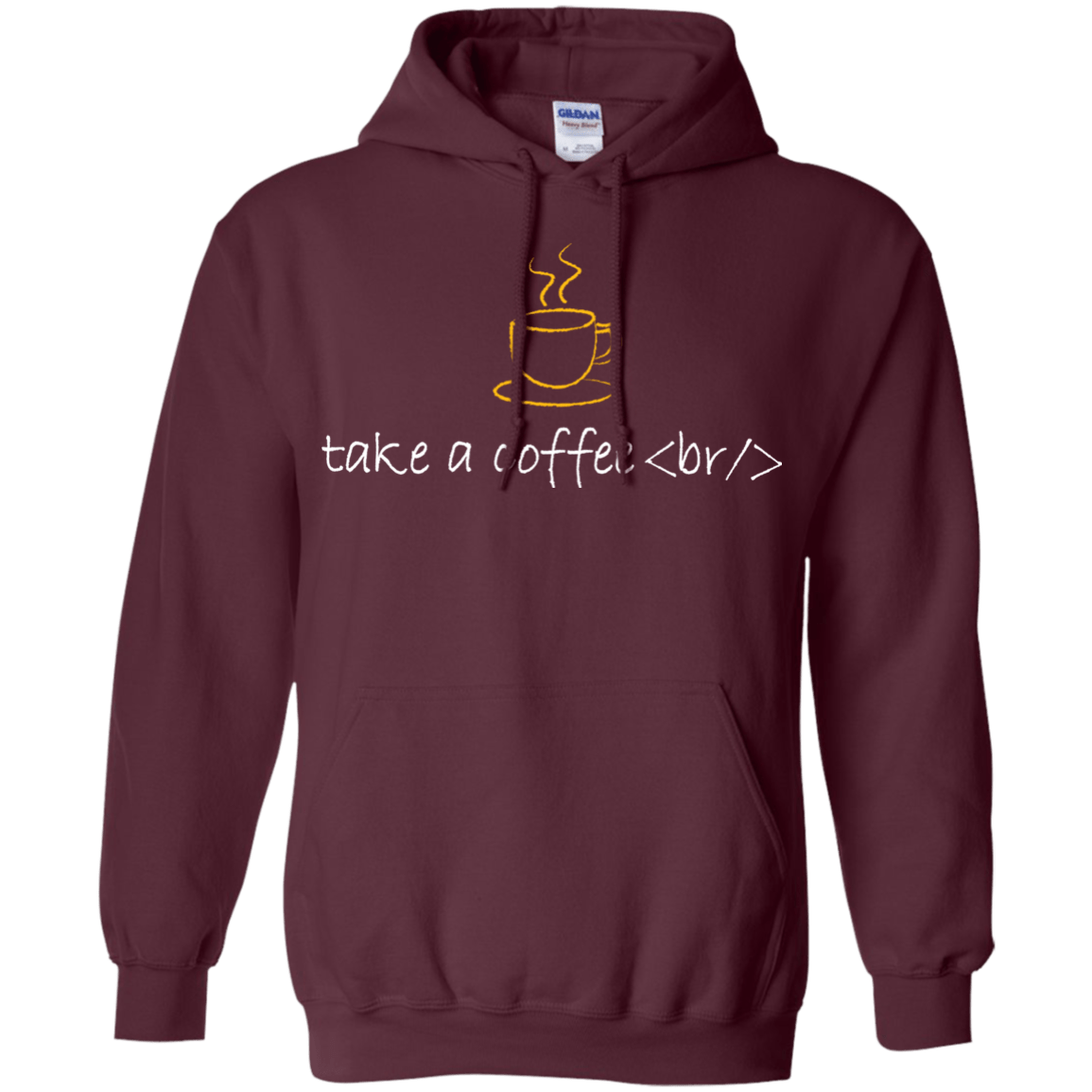 Sweatshirts Maroon / Small Take A Coffee Break Pullover Hoodie