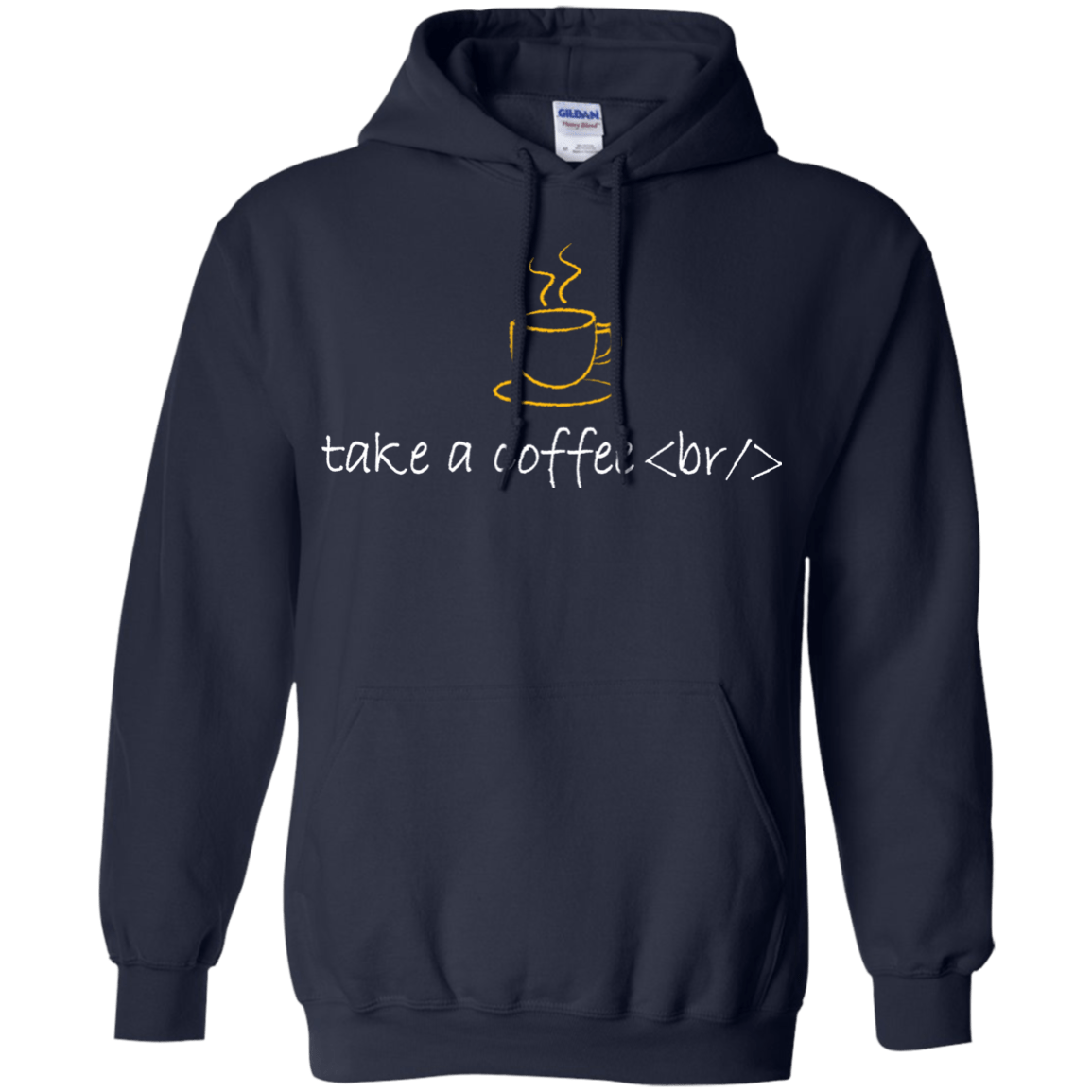 Sweatshirts Navy / Small Take A Coffee Break Pullover Hoodie