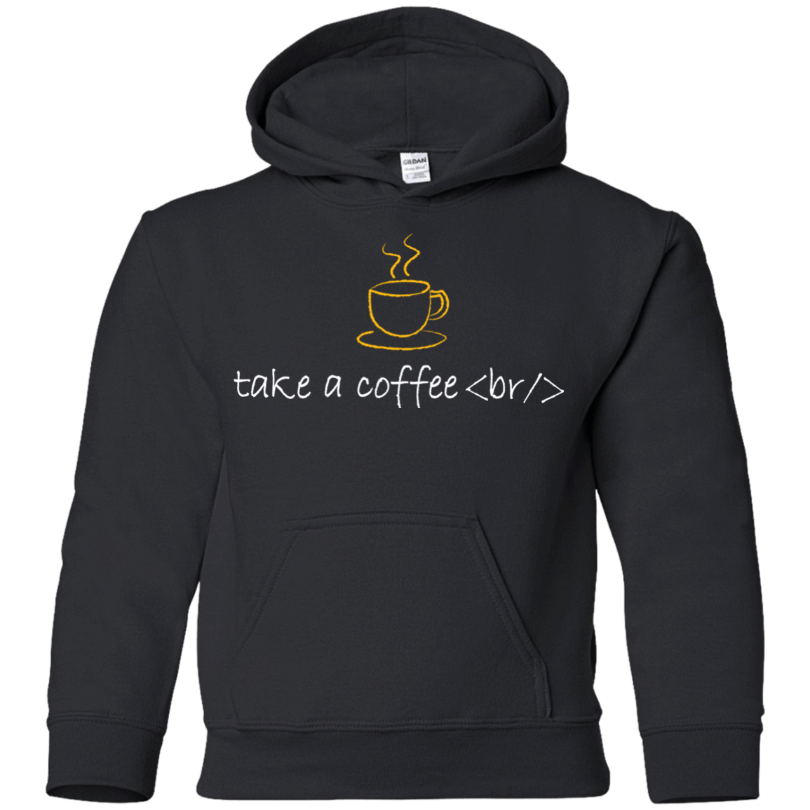 Sweatshirts Black / YS Take A Coffee Break Youth Hoodie