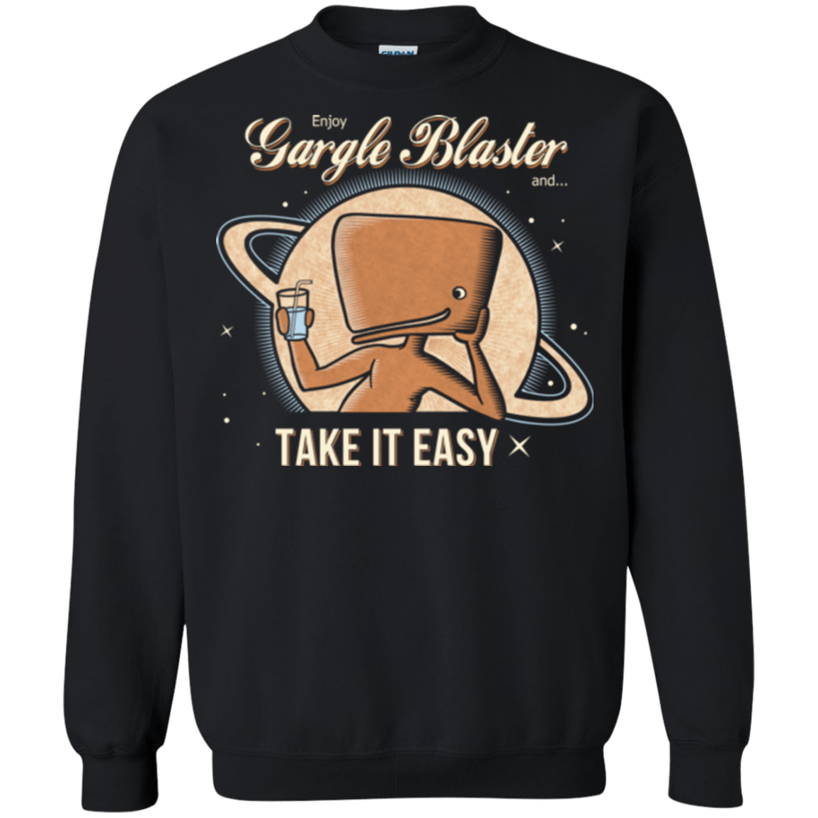 Sweatshirts Black / Small Take it Easy Crewneck Sweatshirt