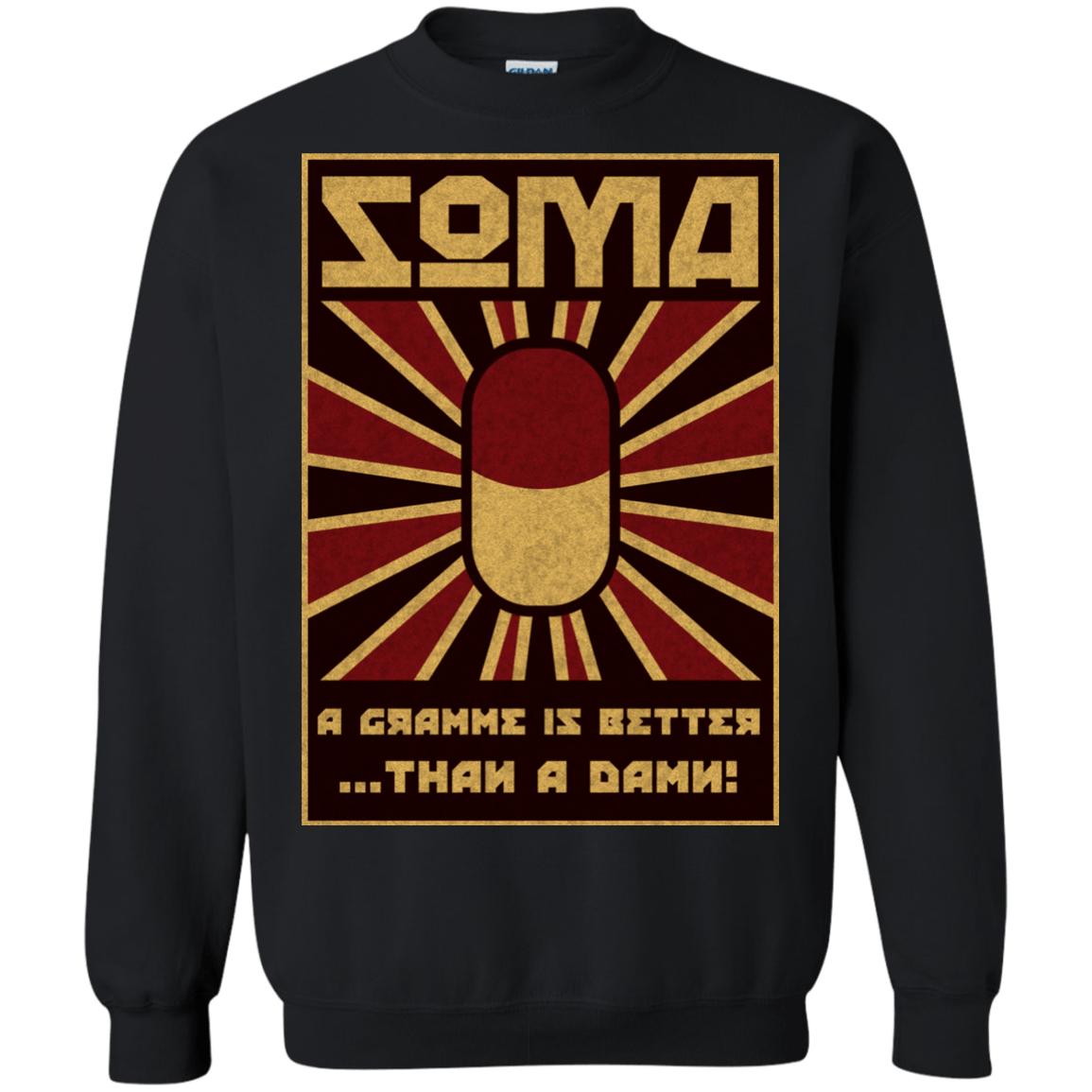 Sweatshirts Black / Small Take Soma Crewneck Sweatshirt