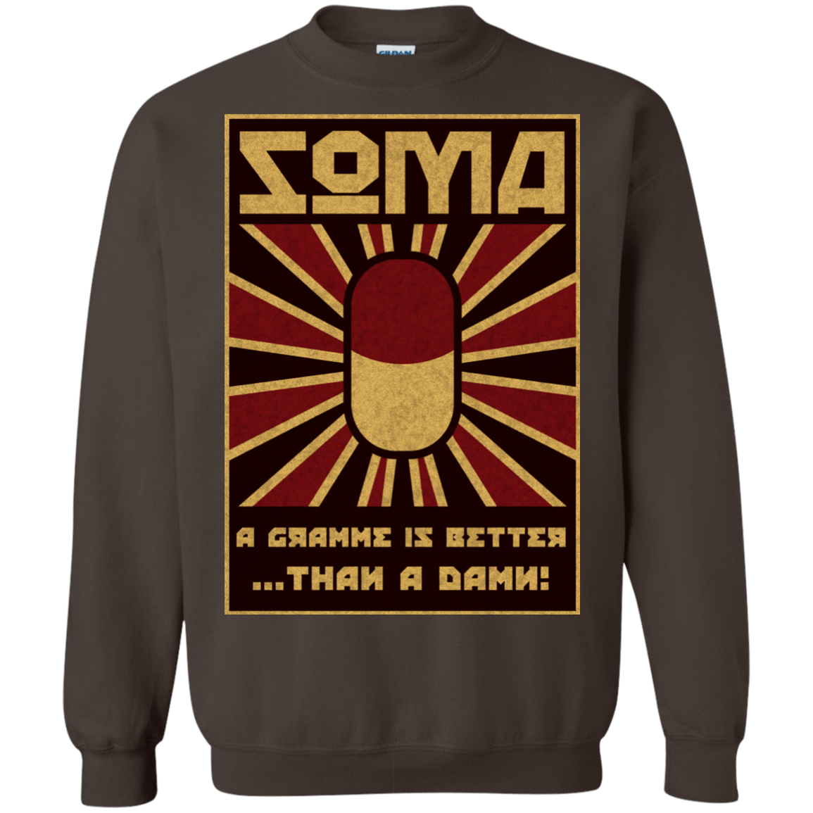 Sweatshirts Dark Chocolate / Small Take Soma Crewneck Sweatshirt