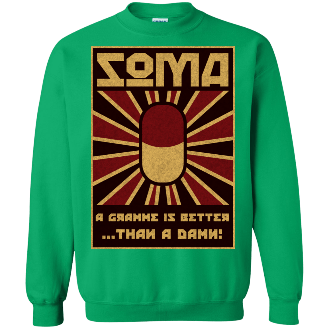 Sweatshirts Irish Green / Small Take Soma Crewneck Sweatshirt