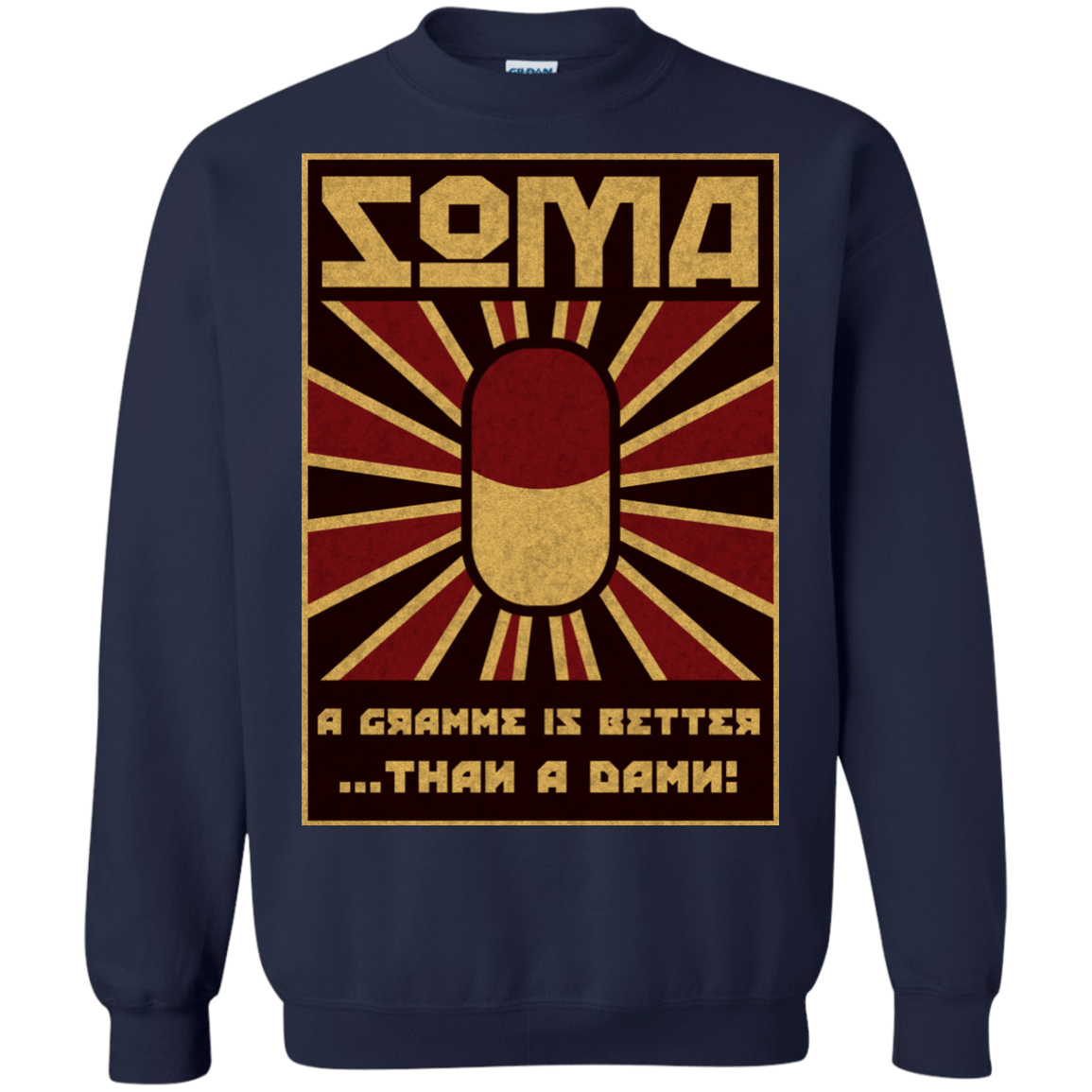 Sweatshirts Navy / Small Take Soma Crewneck Sweatshirt