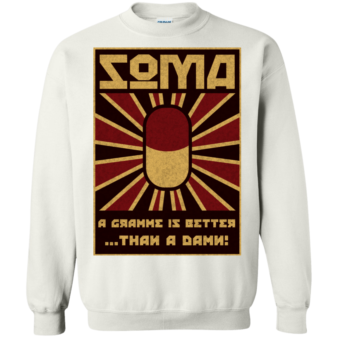 Sweatshirts White / Small Take Soma Crewneck Sweatshirt