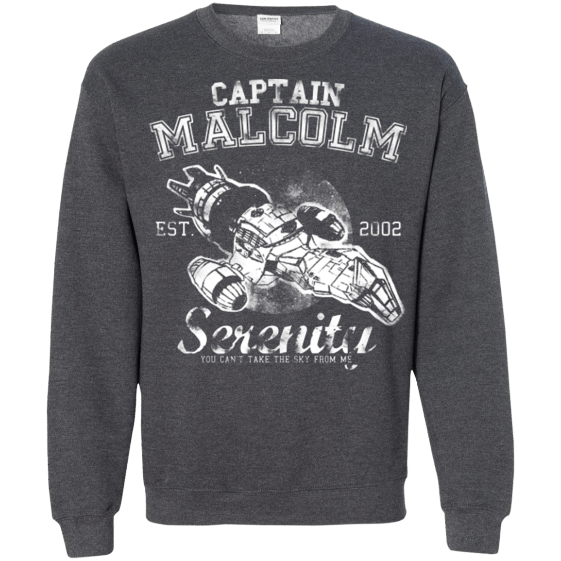 Sweatshirts Dark Heather / Small Take to the Sky Crewneck Sweatshirt