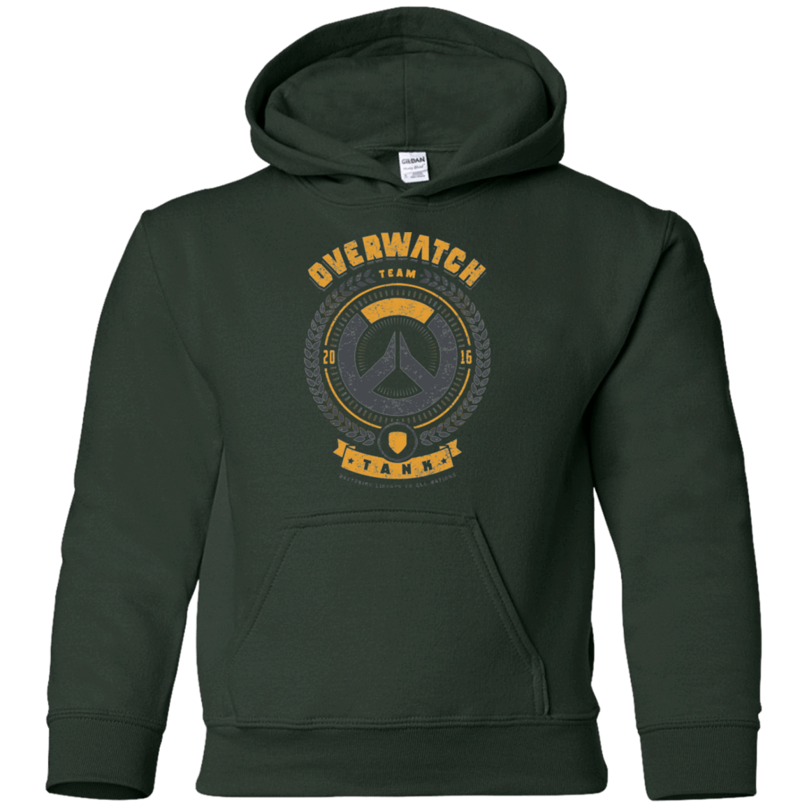 Sweatshirts Forest Green / YS Tank Team Youth Hoodie