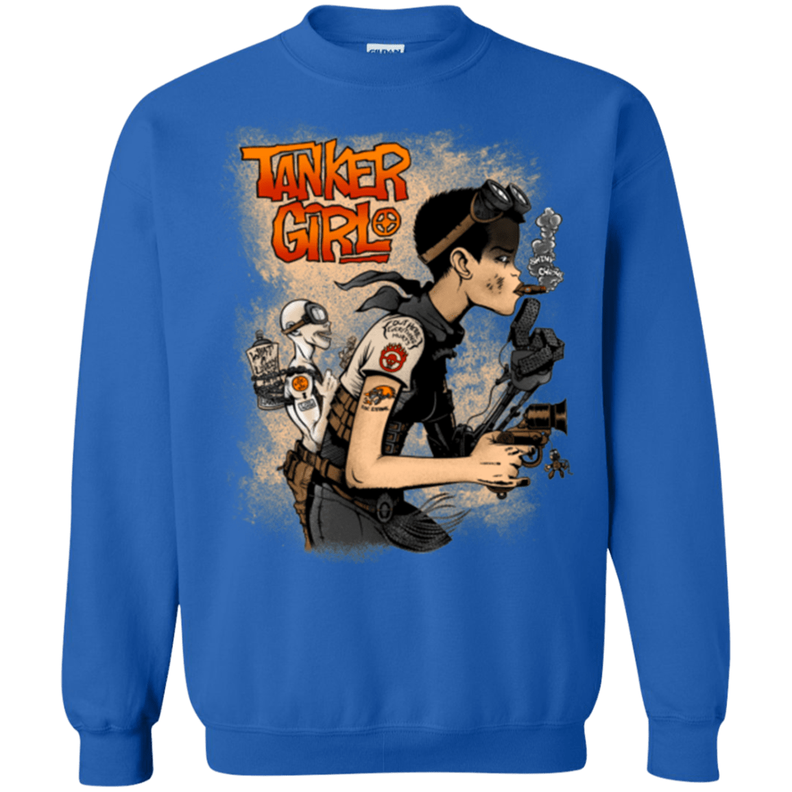 Sweatshirts Royal / Small Tanker Girl Crewneck Sweatshirt