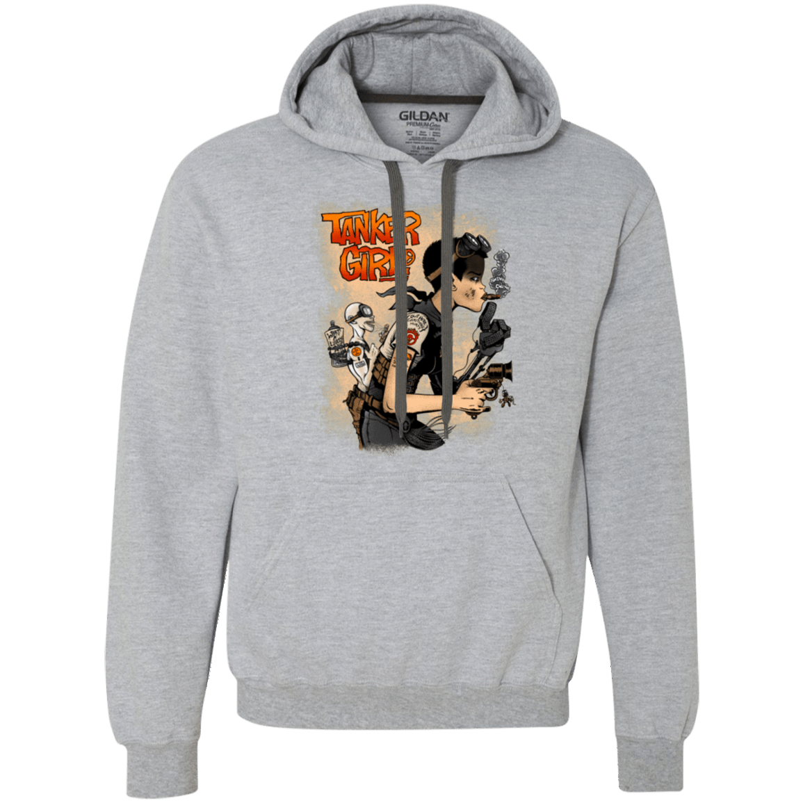 Sweatshirts Sport Grey / Small Tanker Girl Premium Fleece Hoodie