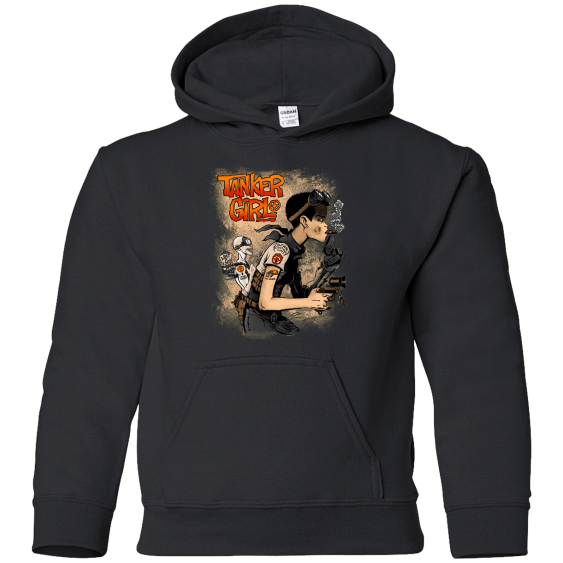 Sweatshirts Black / YS Tanker Girl Youth Hoodie
