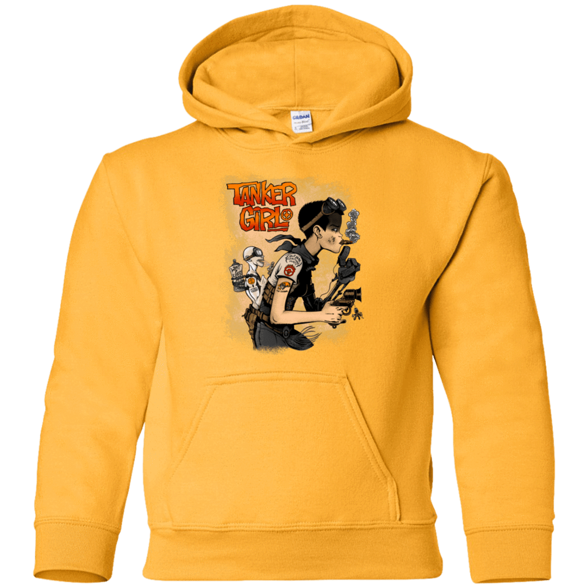 Sweatshirts Gold / YS Tanker Girl Youth Hoodie
