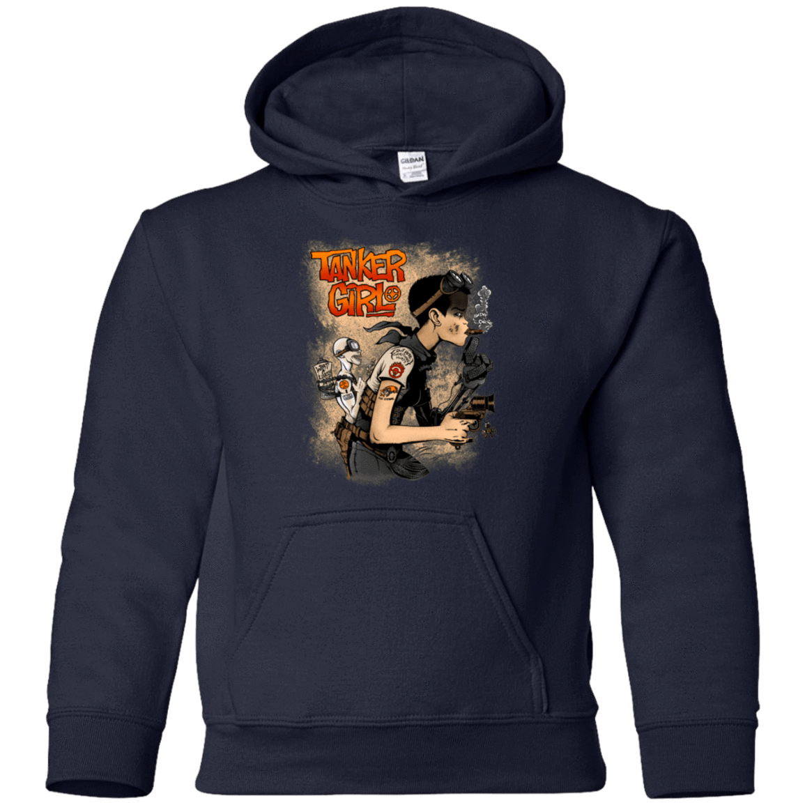 Sweatshirts Navy / YS Tanker Girl Youth Hoodie