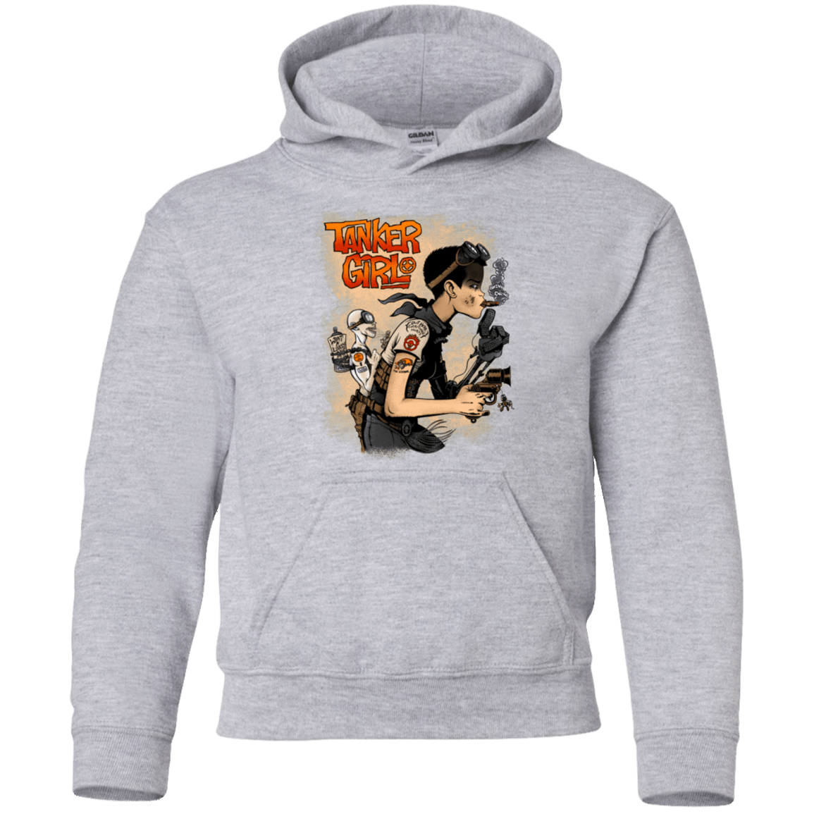 Sweatshirts Sport Grey / YS Tanker Girl Youth Hoodie