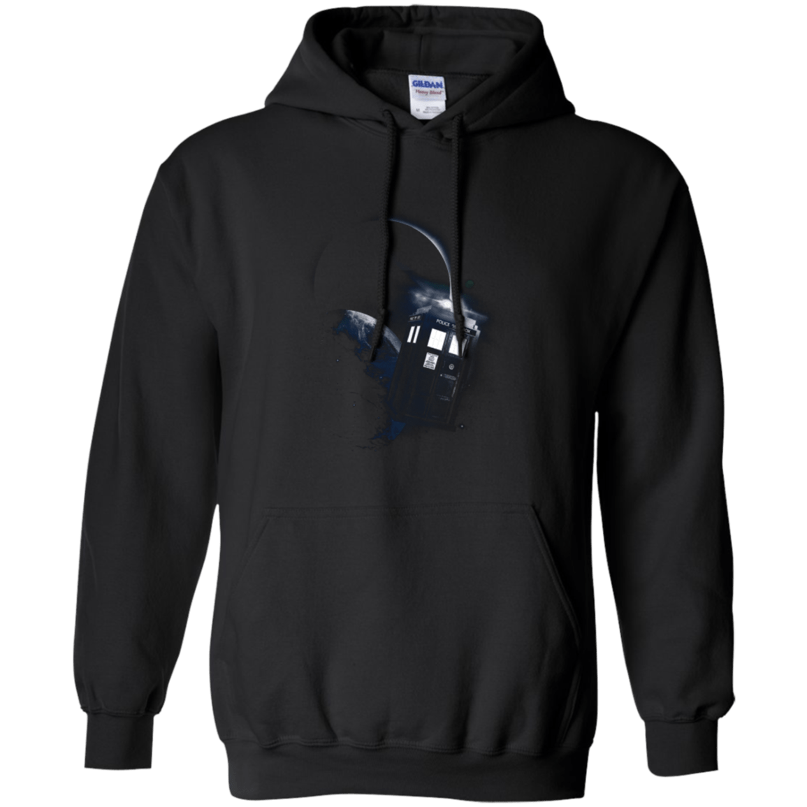 Sweatshirts Black / Small TARDIS 2 Pullover Hoodie