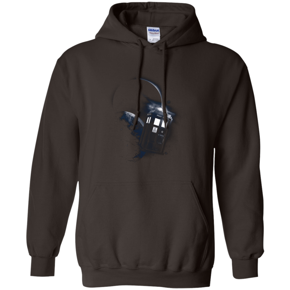 Sweatshirts Dark Chocolate / Small TARDIS 2 Pullover Hoodie