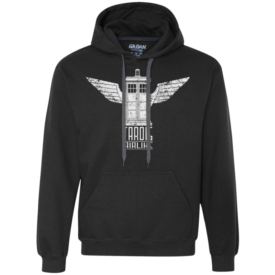 Sweatshirts Black / Small Tardis Airline Premium Fleece Hoodie