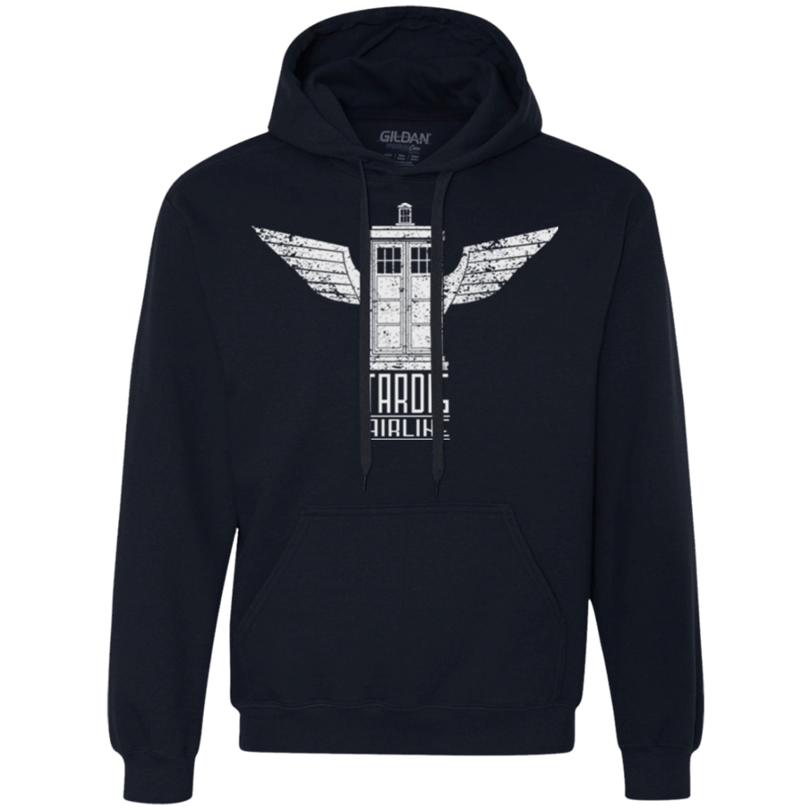 Sweatshirts Navy / Small Tardis Airline Premium Fleece Hoodie