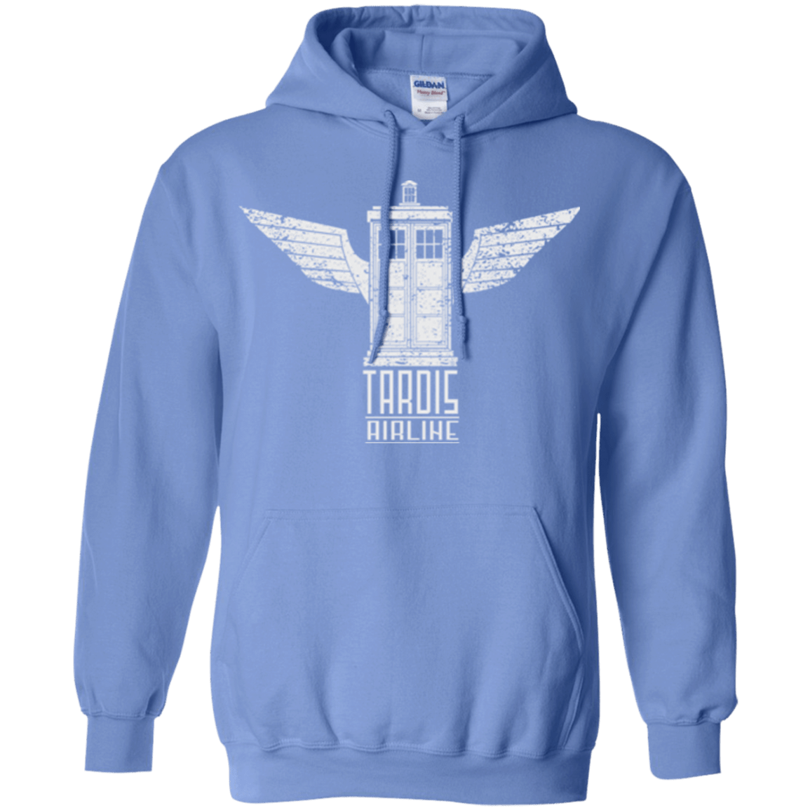 Sweatshirts Carolina Blue / Small Tardis Airline Pullover Hoodie
