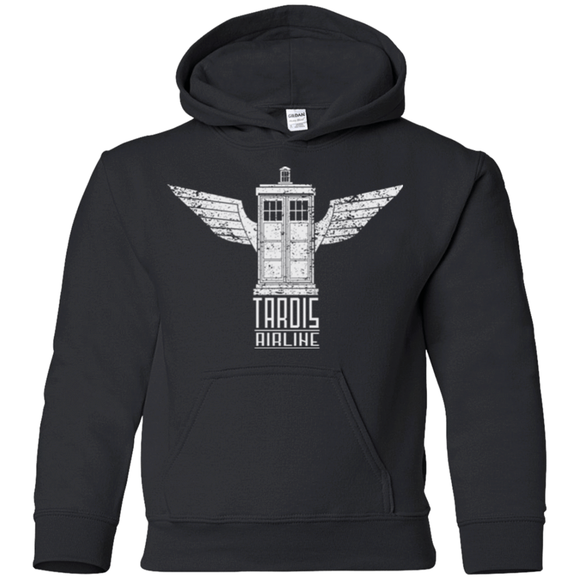 Sweatshirts Black / YS Tardis Airline Youth Hoodie