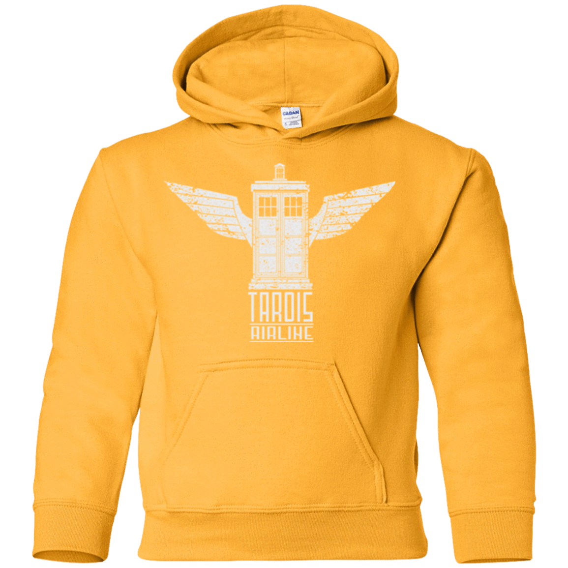 Sweatshirts Gold / YS Tardis Airline Youth Hoodie