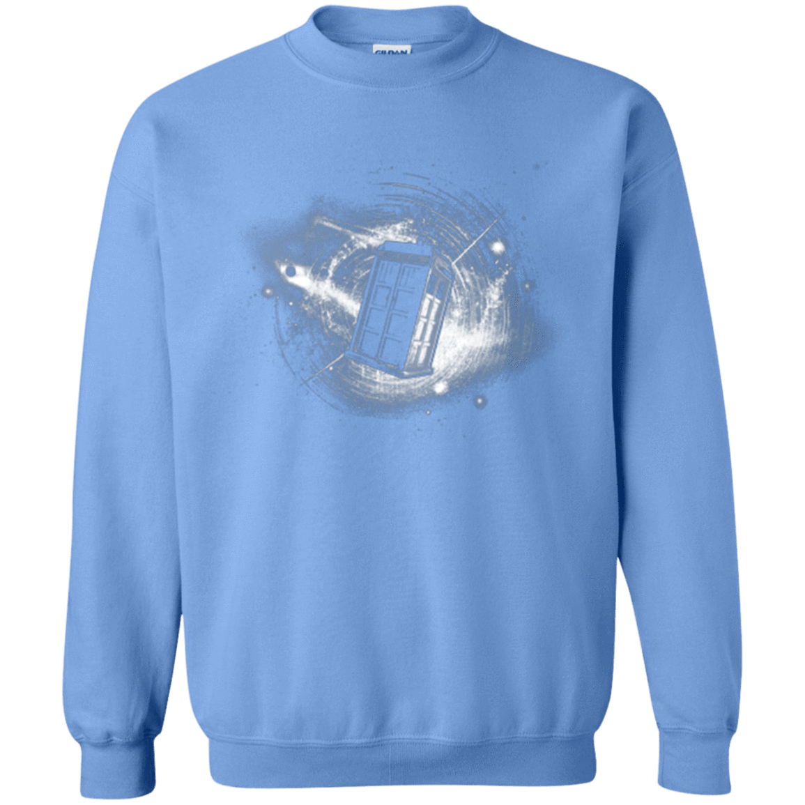 Sweatshirts Carolina Blue / Small Tardis Crewneck Sweatshirt