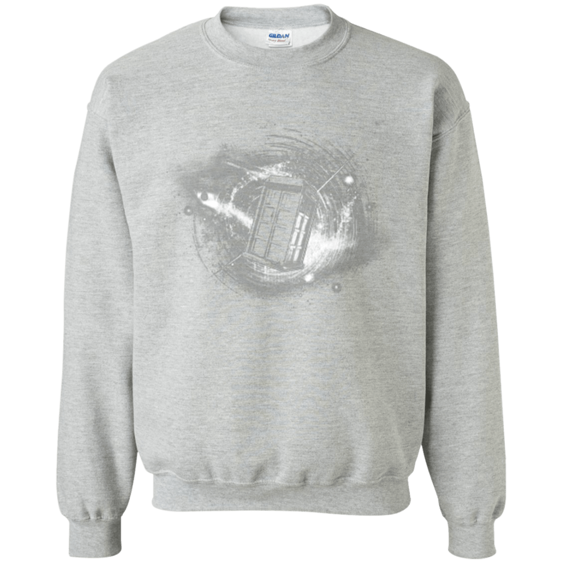 Sweatshirts Sport Grey / Small Tardis Crewneck Sweatshirt
