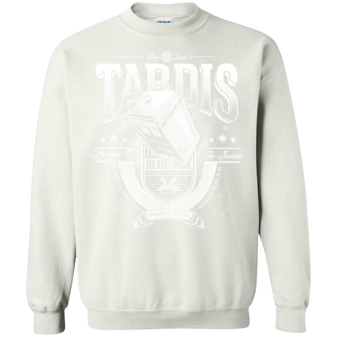 Sweatshirts White / Small Tardis Crewneck Sweatshirt