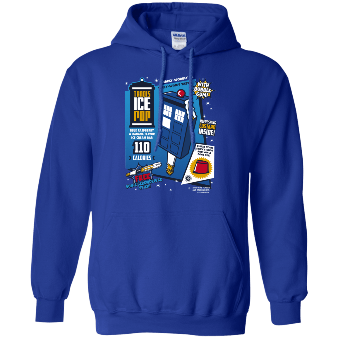 Sweatshirts Tardis Ice Pop Pullover Hoodie