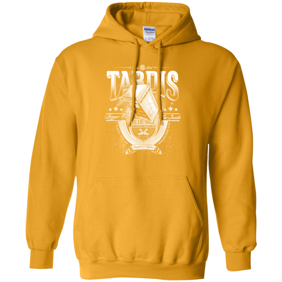 Sweatshirts Gold / Small Tardis Pullover Hoodie