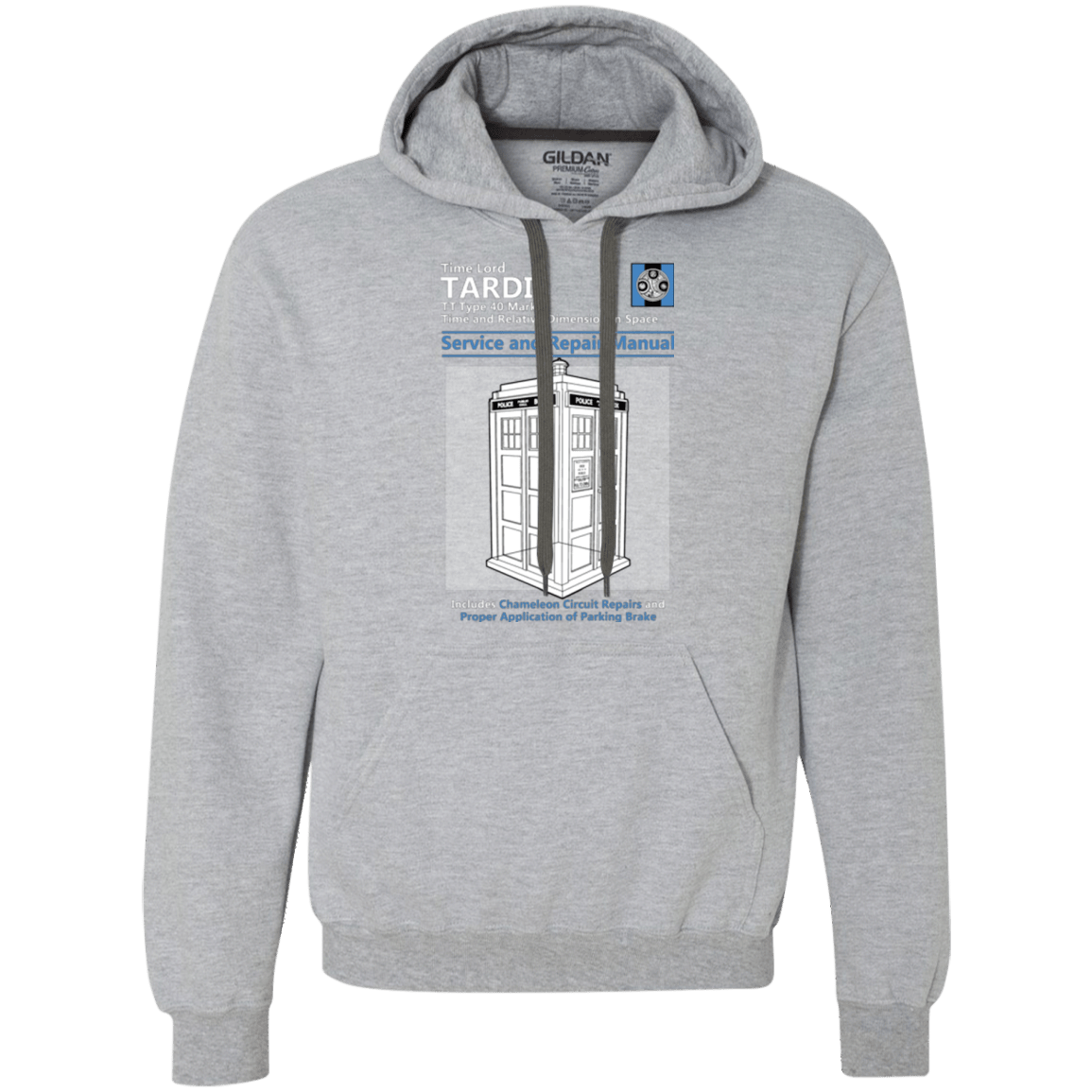 Sweatshirts Sport Grey / Small TARDIS SERVICE AND REPAIR MANUAL Premium Fleece Hoodie