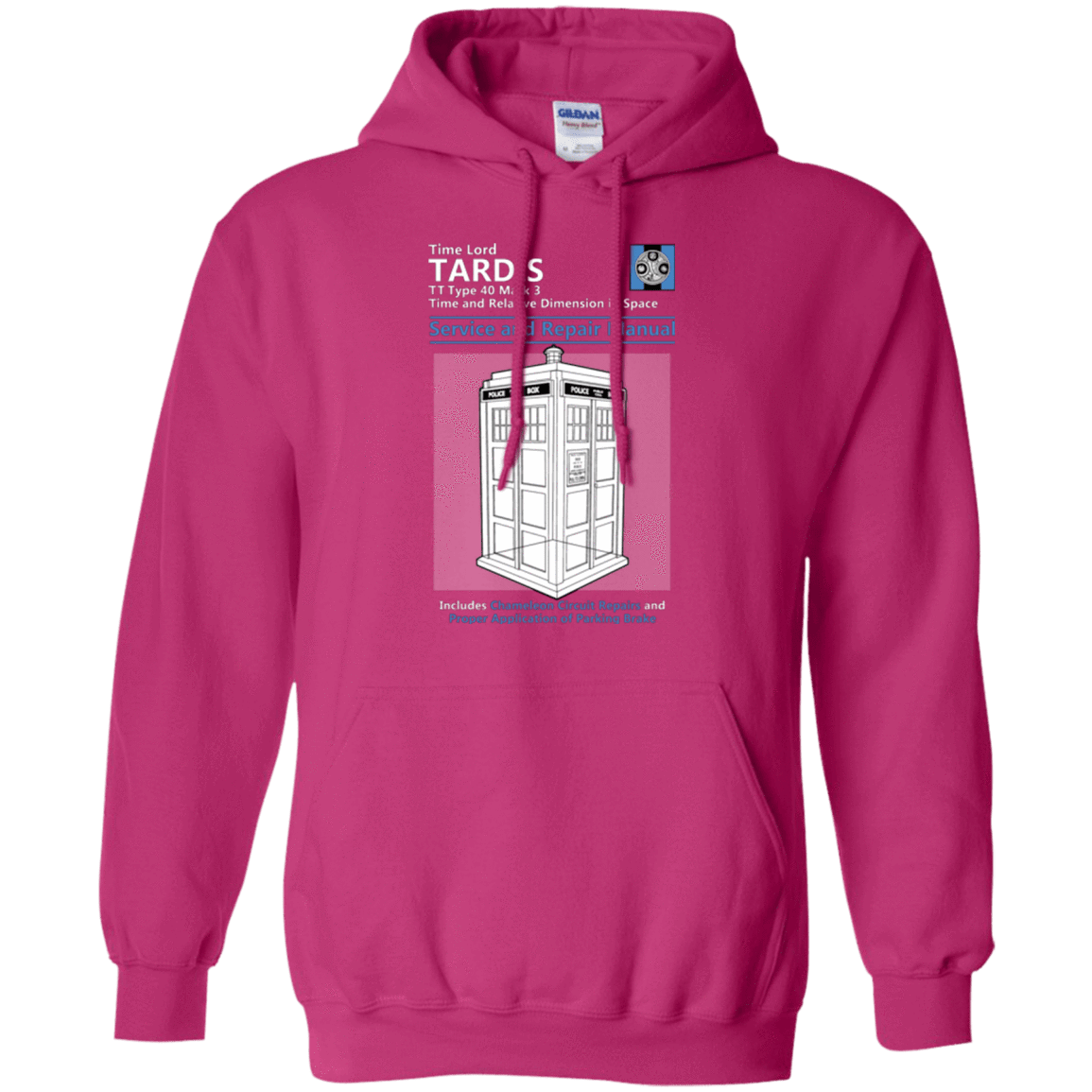 Sweatshirts Heliconia / Small TARDIS SERVICE AND REPAIR MANUAL Pullover Hoodie